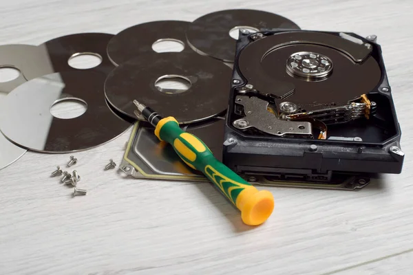 Repair Maintenance Hard Drives — Stock Photo, Image