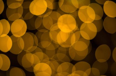 Siyah için güzel altın bokeh
