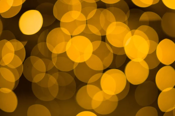 Beautiful golden bokeh for black — Stock Photo, Image