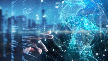 Engelleme zinciri, güvenlik sistemi, veri tBlockchain, büyük veri, IoT, veri akışı, şeylerin interneti