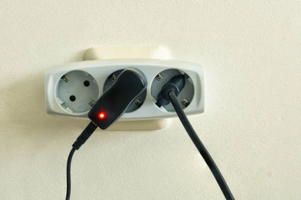 Adaptadores Enchufes Eléctricos Para Hogar — Foto de Stock