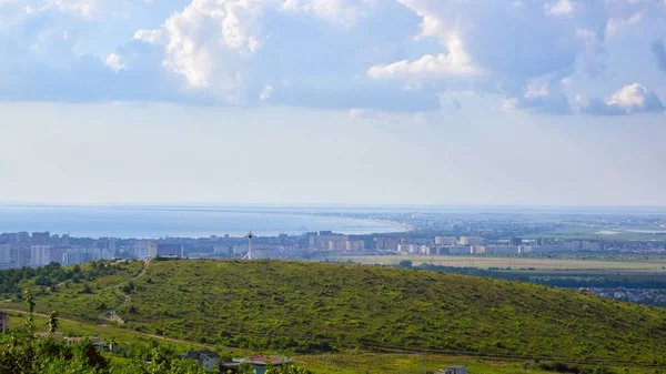 Anapa sahil kenti üst görünümü — Stok fotoğraf