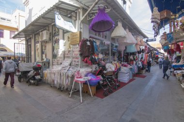Ayvalık ın Bazaarı sokak görünümü