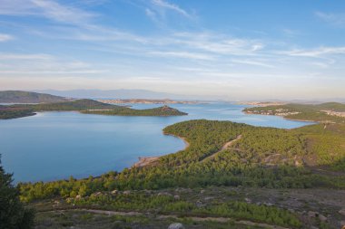Şeytan Sofrası görünümünde Ayvalık, Balıkesir, Türkiye
