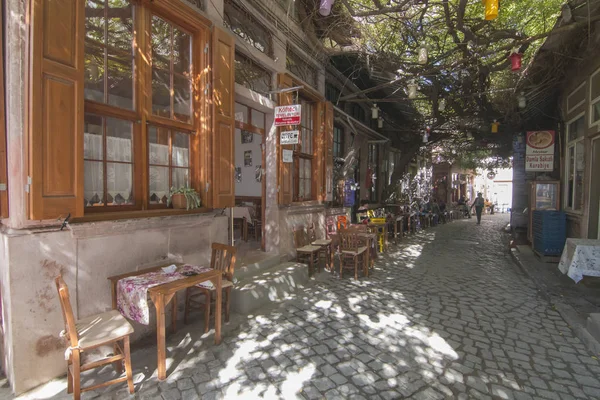 Ayvalik Turchia Ocotber 2018 Macaron Street View Ayvalik — Foto Stock