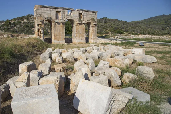 Antiguas Ruinas Puertas Patara Turquía — Foto de Stock