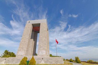 Çanakkale, Türkiye - 15 Ekim 2017: Şehitler Anıtı Türk Kurtuluş Savaşı, Gelibolu, Çanakkale, Türkiye için