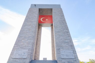 Çanakkale, Türkiye - 15 Ekim 2017: Şehitler Anıtı Türk Kurtuluş Savaşı, Gelibolu, Çanakkale, Türkiye için