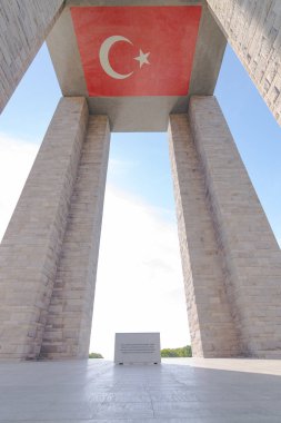 Çanakkale, Türkiye - 15 Ekim 2017: Şehitler Anıtı Türk Kurtuluş Savaşı, Gelibolu, Çanakkale, Türkiye için