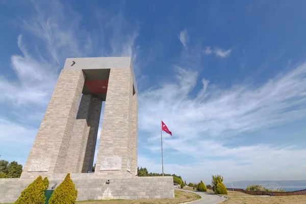 Canakkale Turkije Oktober 2017 Martyrs Memorial Voor Turkse Onafhankelijkheidsoorlog Gallipoli — Stockfoto