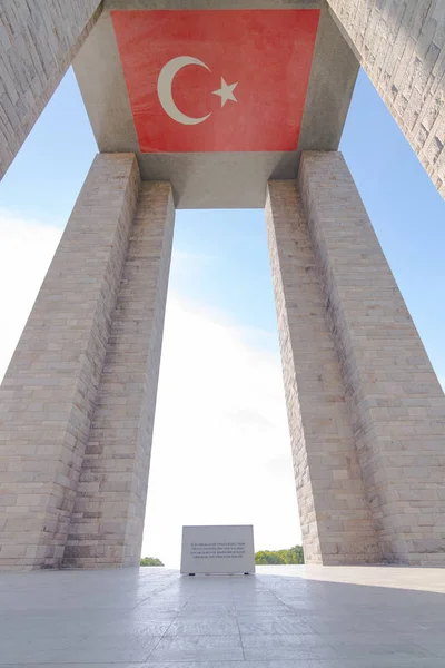 Canakkale Turkey October 2017 Martyrs Memorial Turkish Independence War Gallipoli — Stock Photo, Image