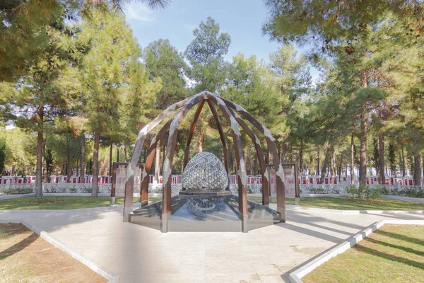 Canakkale Turkije Oktober 2017 Militaire Begraafplaats Van Canakkale Martyrs Memorial — Stockfoto