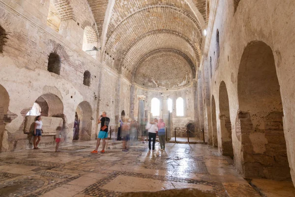 Demre Turkey September 2018 Main Nave Medieval Nicholas Church Santa — Stock Photo, Image