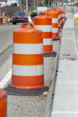 Trafik varil sığ DOF dikey