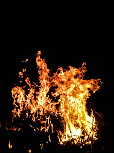 Wielki Pożar Pożar Ciemności Tle — Zdjęcie stockowe