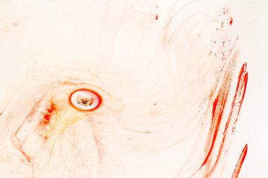 kan damla çizgileri ilaç tasarımı için beyaz arka planda Yazdır