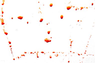 kan damla çizgileri ilaç tasarımı için beyaz arka planda Yazdır