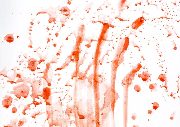 医療設計のための白い背景の上の血ドロップ縞のプリント — ストック写真