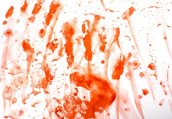 医療設計のための白い背景の上の血ドロップ縞のプリント — ストック写真