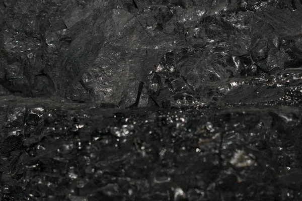 Mineral Carvão Usado Como Combustível Para Projeto Fundo — Fotografia de Stock
