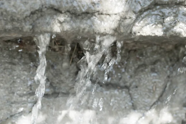 Wasser Auf Der Natur Spritzt Tropfen Reflexionsblasen Für Die Hintergrundgestaltung — Stockfoto