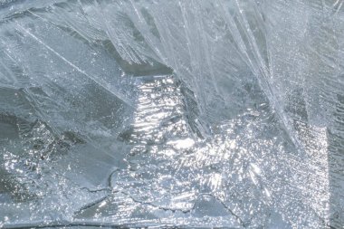 İnce desenli kış buz soğuk tasarım arka planı için