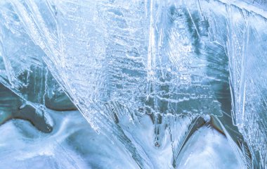 İnce desenli kış buz soğuk tasarım arka planı için