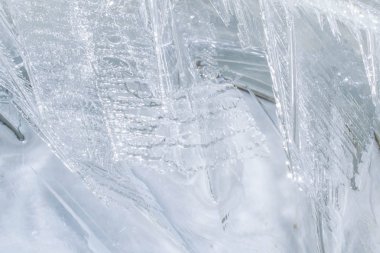 İnce desenli kış buz soğuk tasarım arka planı için