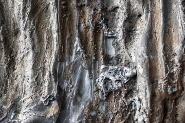 Otojen kaynak makinesi tasarım arka plan için kesilmiş kalın metal bir parça