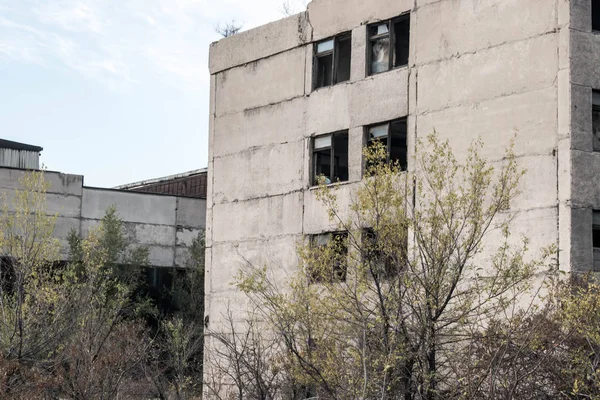 Старый Заброшенный Дом Окон Дверей — стоковое фото