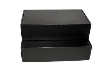 Kara kutu tasarımı için beyaz arka plan üzerinde izole