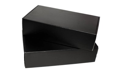 Kara kutu tasarımı için beyaz arka plan üzerinde izole