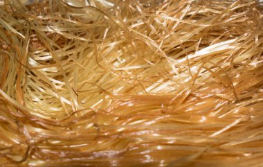 Tasarım için azaltılmış arka planda olgun sarı Mısır Mısır stigmalar