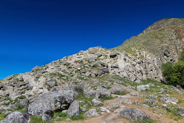 Scalare Montagna Formazioni Pietra Naturale Funghi Pietra Distretto Ulagansky Repubblica — Foto Stock