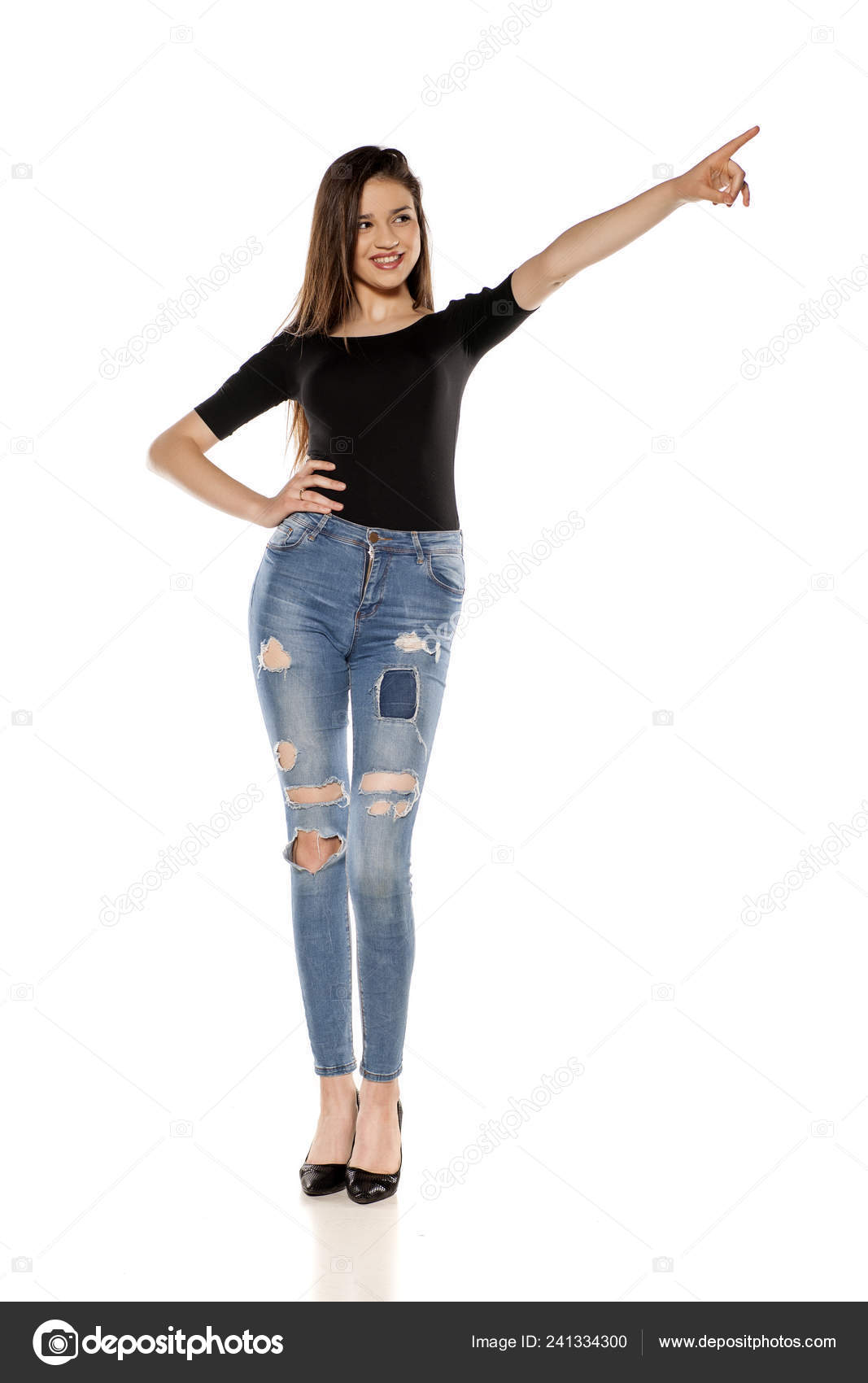 White ripped jeans for little deals girl