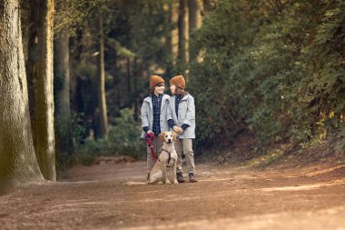 iki erkek birbirine altın geri almak sahip yolda duran bakarak