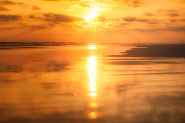 Tropical Sandy Beach Sunset — Stock Photo, Image