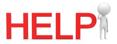 3D adam yardım kavramını sunuyor