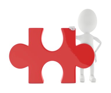 3D karakter, ve bir yapboz - 3D canlandırma