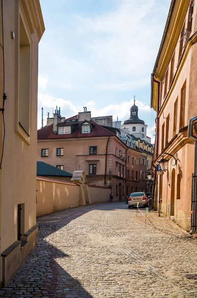 Lublin Polonya Temmuz 2018 Sokakları Mimari Lublin Eski Şehir Lublin — Stok fotoğraf