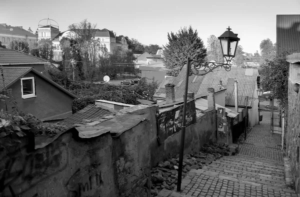 Užhorod Ukrajina Října 2018 Ulice Architektury Starého Města Užhorod Ukrajině — Stock fotografie