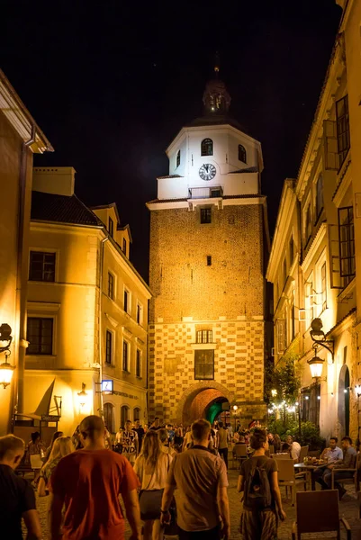 Lublin Polen Juli 2018 Straten Architectuur Van Oude Stad Van — Stockfoto