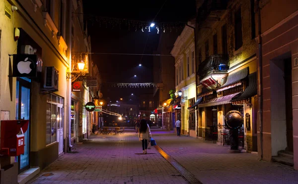 Užhorod Ukrajina Října 2018 Ulice Architektura Staré Město Užhorodu Ukrajině — Stock fotografie