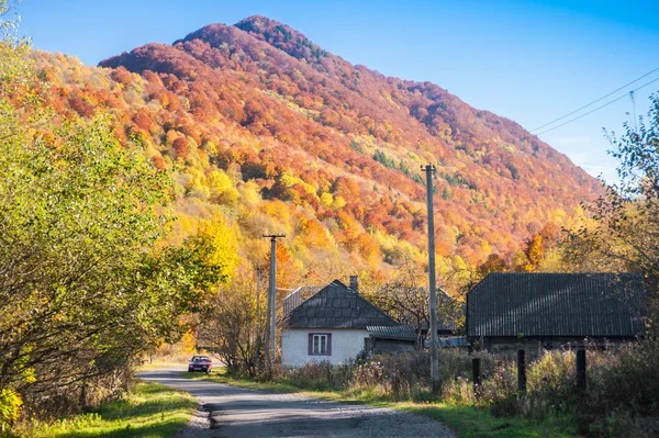 Old House Ukraine Countryside Autumn Landscape — Stock Photo, Image