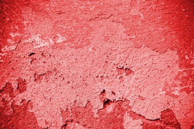 Beton duvarda eski boya 