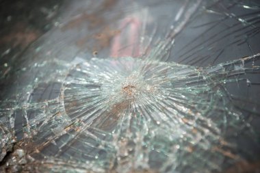 Kırık cam doku, arka plan soyut görüntü