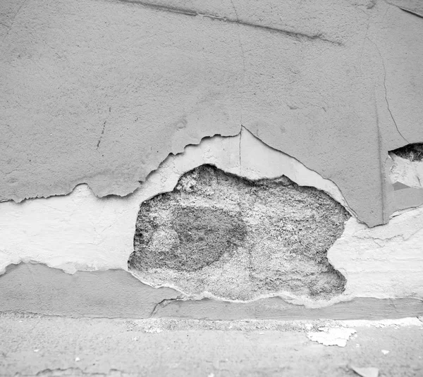 Scheuren in de betonnen muur — Stockfoto
