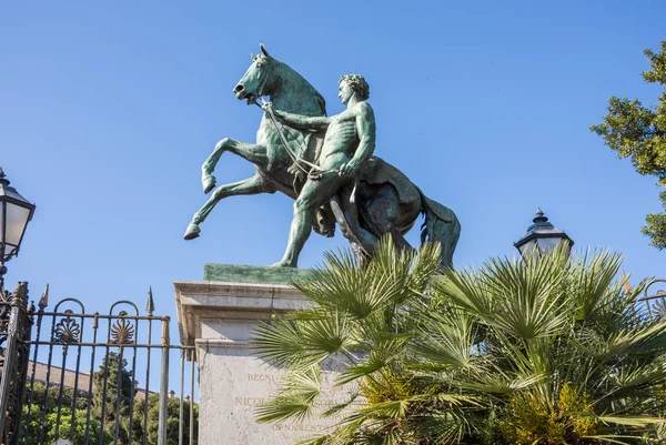 NAPLES, ITALY - MAY 02, 2019: Peter Clodt von Jürgensburg eques — Stock Photo, Image