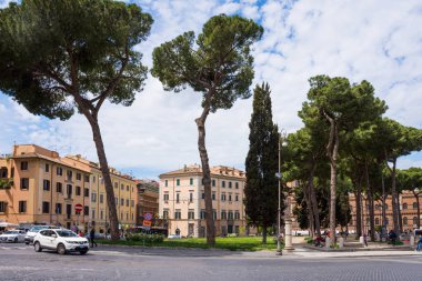 Roma, İtalya - 3 Mayıs 2019: Rome, İtalya'nın Cityscape görüntüsü