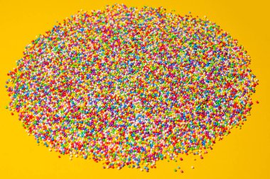 Çok renkli köpük toplarının arkaplan dokusu